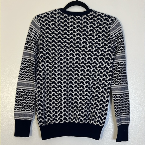 Equipment | Femme Shane Houndstooth Cotton/Cashmere Blend Sweater Womens size XS - Picture 6 of 9